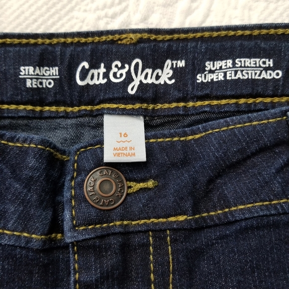 Cat & Jack sz 16 kids jeans - Picture 2 of 4